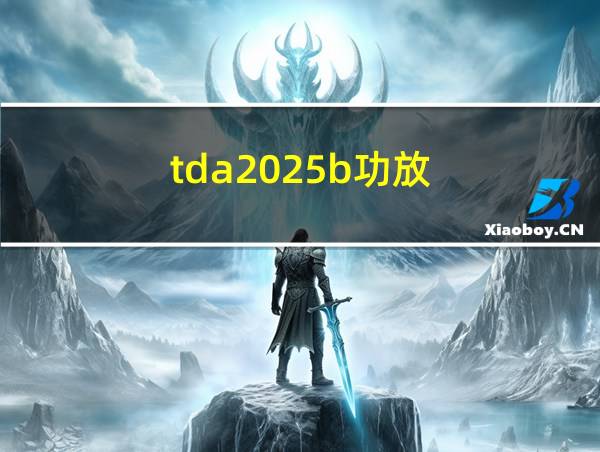 tda2025b功放的相关图片