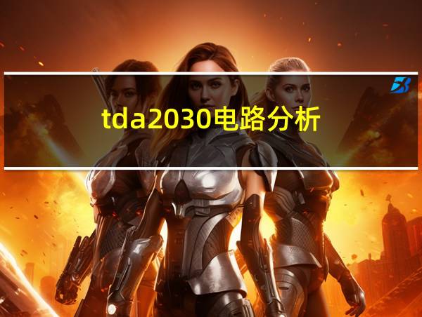 tda2030电路分析的相关图片