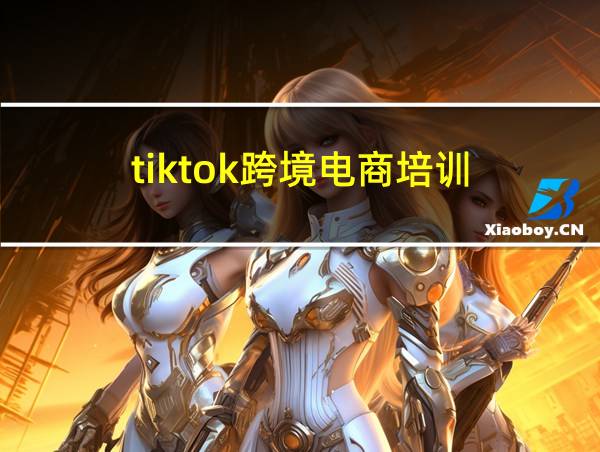 tiktok跨境电商培训的相关图片