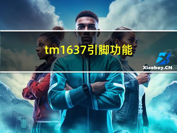 tm1637引脚功能的相关图片