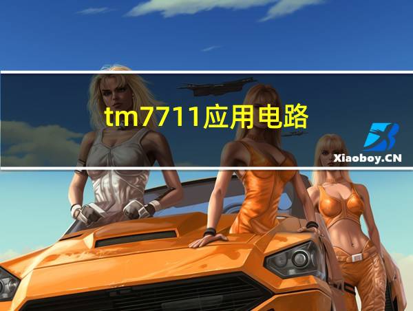 tm7711应用电路的相关图片