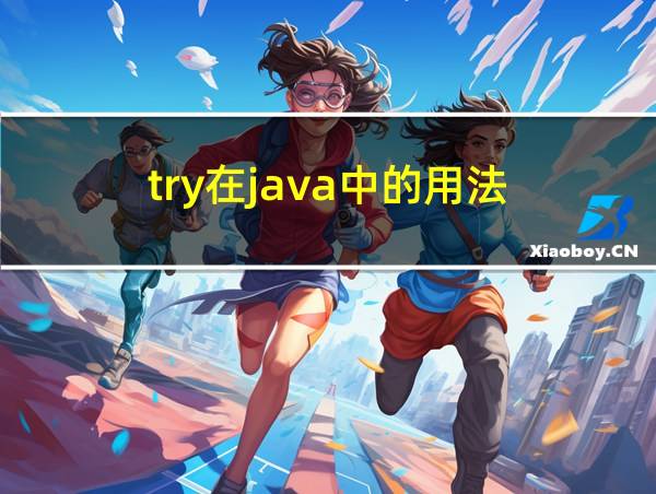 try在java中的用法的相关图片