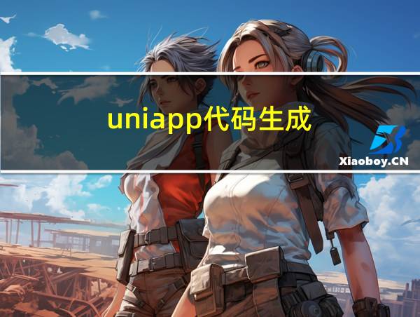 uniapp代码生成的相关图片