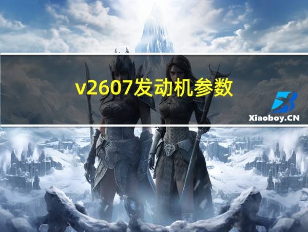 v2607发动机参数的相关图片