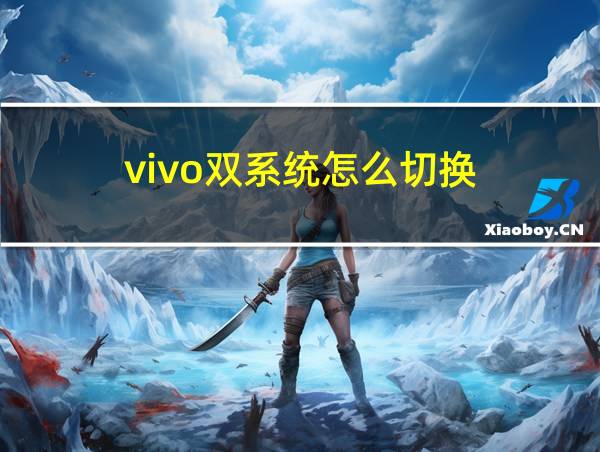 vivo双系统怎么切换的相关图片