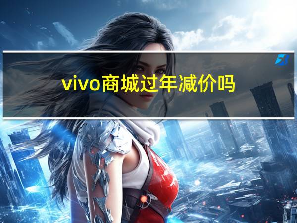 vivo商城过年减价吗