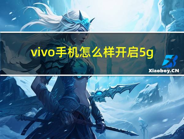 vivo手机怎么样开启5g的相关图片