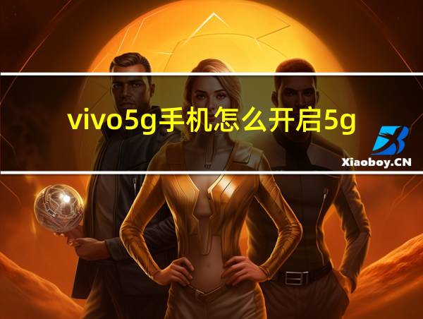 vivo5g手机怎么开启5g网络的相关图片