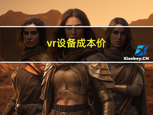 vr设备成本价的相关图片