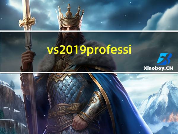 vs2019professional密钥的相关图片