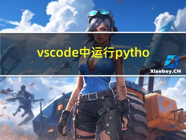 vscode中运行python的相关图片