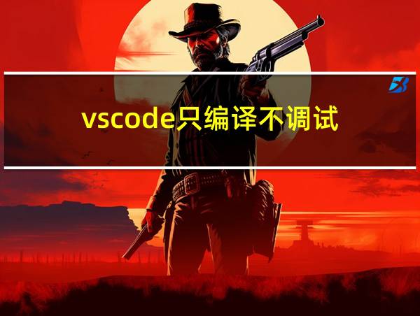 vscode只编译不调试的相关图片