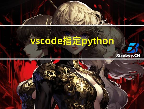 vscode指定python环境的相关图片