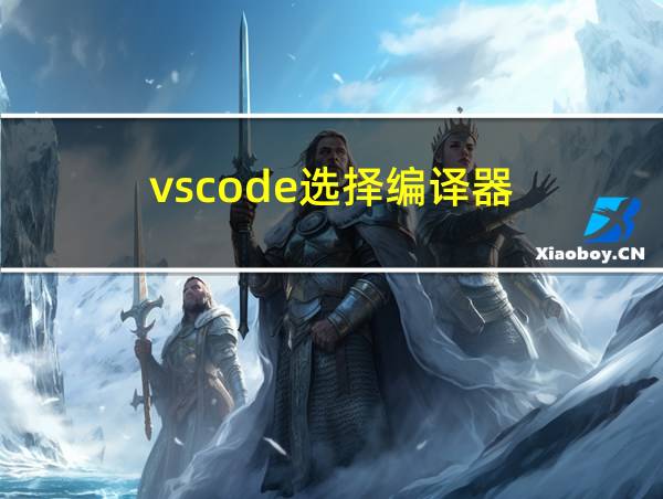 vscode选择编译器的相关图片