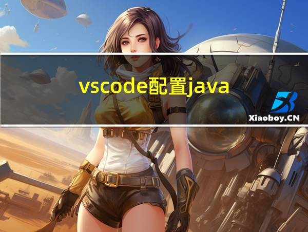 vscode配置java的相关图片