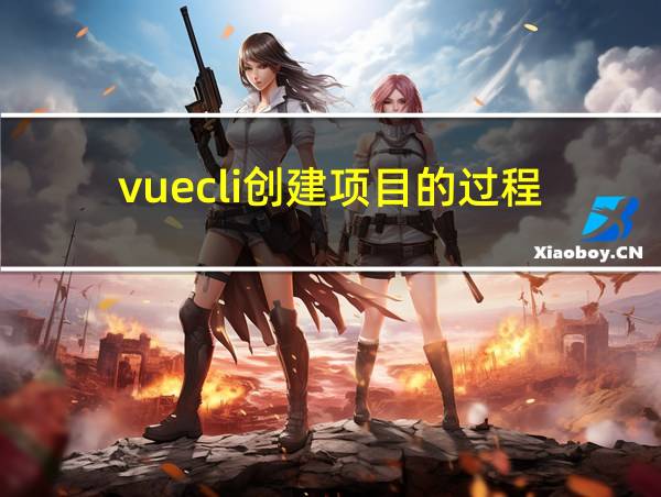 vuecli创建项目的过程的相关图片