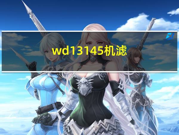 wd13145机滤的相关图片