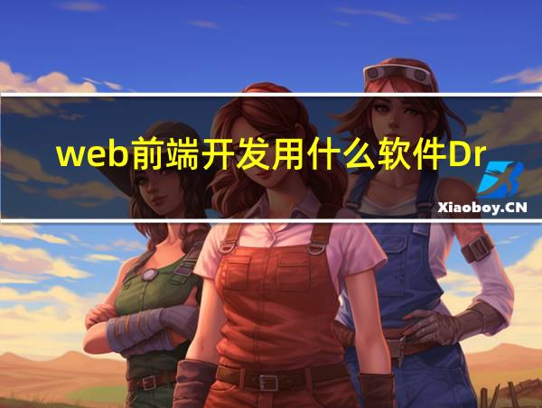 web前端开发用什么软件Drw的相关图片