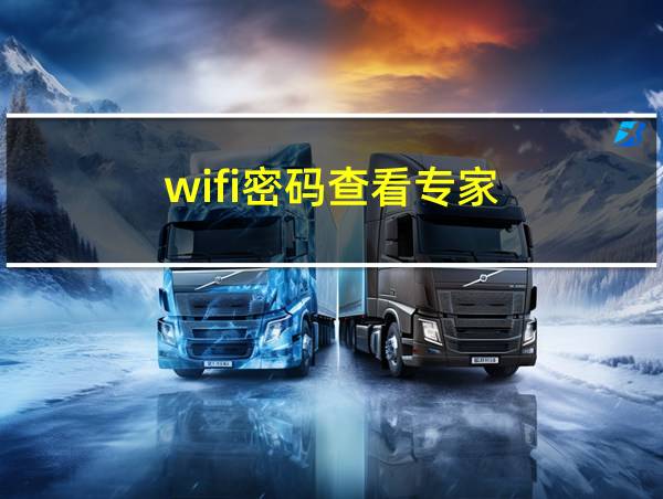 wifi密码查看专家的相关图片