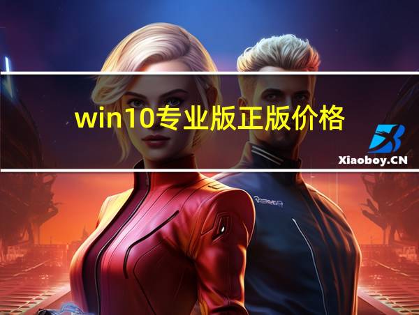 win10专业版正版价格的相关图片