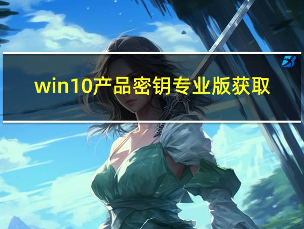 win10产品密钥专业版获取的相关图片