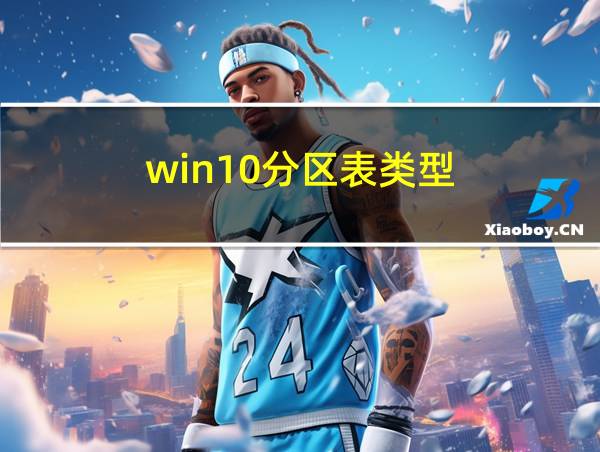 win10分区表类型的相关图片