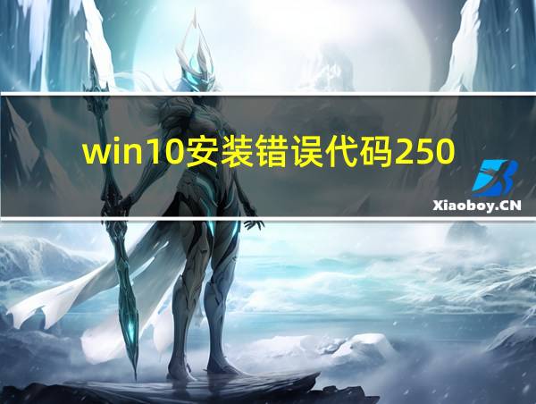 win10安装错误代码2503的相关图片