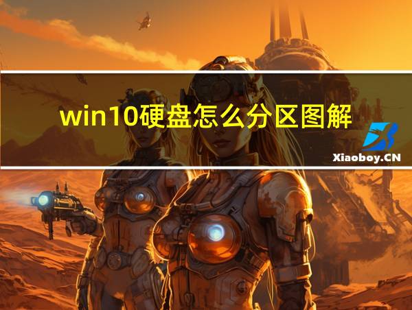 win10硬盘怎么分区图解的相关图片