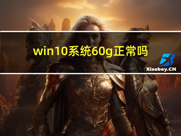 win10系统60g正常吗的相关图片