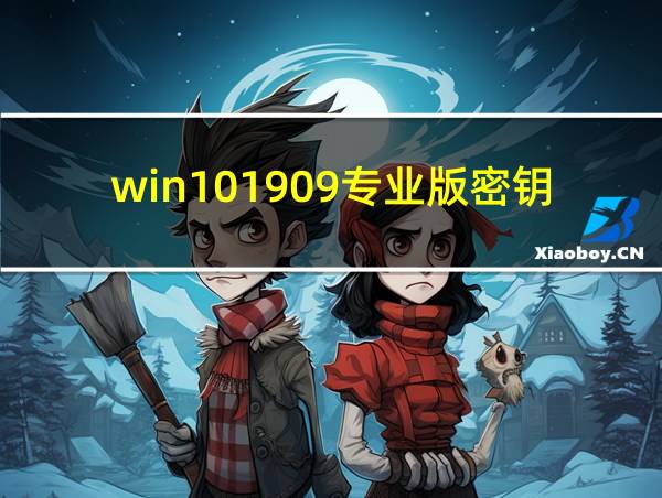 win101909专业版密钥的相关图片