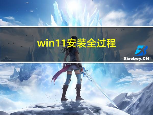 win11安装全过程的相关图片