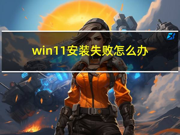 win11安装失败怎么办的相关图片