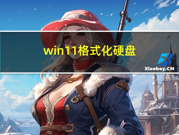 win11格式化硬盘的相关图片