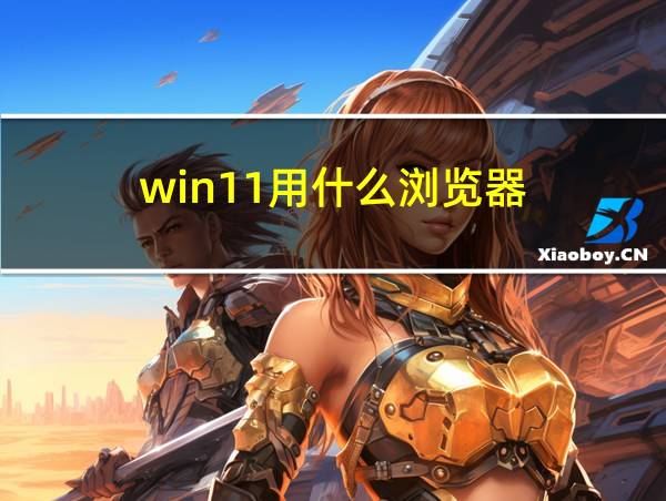 win11用什么浏览器的相关图片