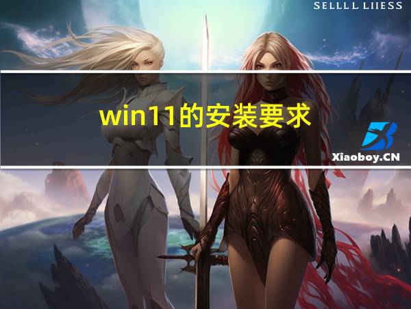 win11的安装要求的相关图片