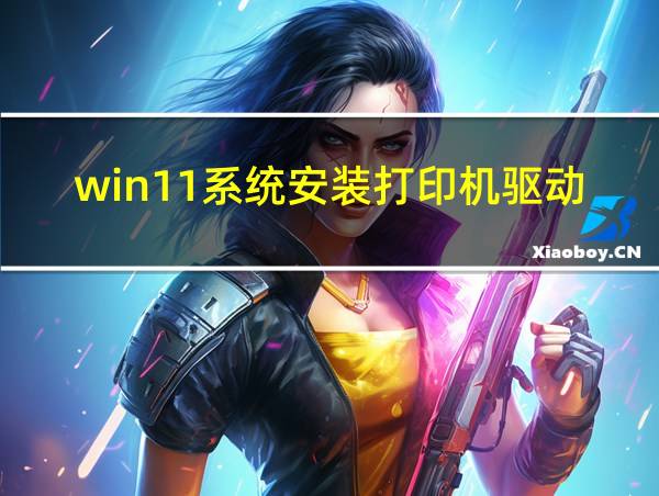 win11系统安装打印机驱动从哪里搜索的相关图片