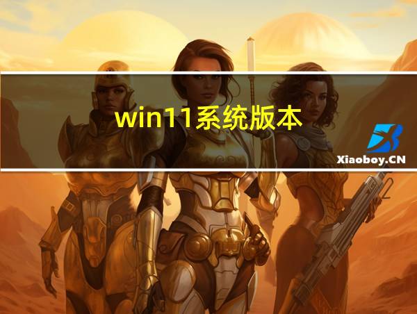 win11系统版本的相关图片