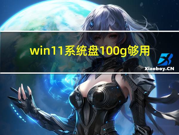 win11系统盘100g够用吗的相关图片