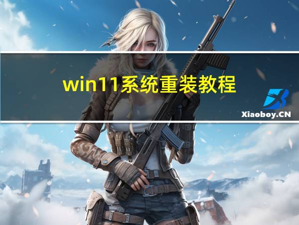 win11系统重装教程的相关图片