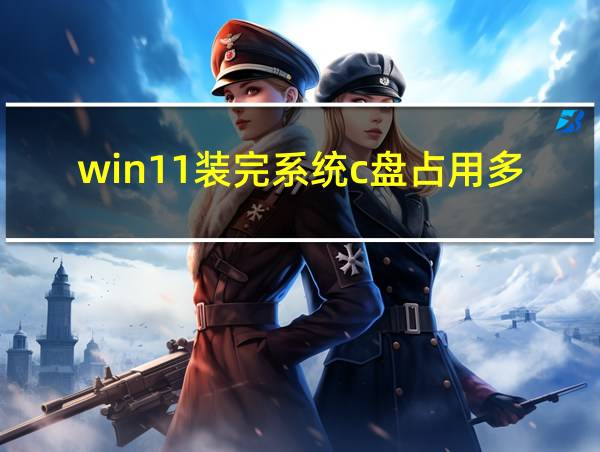 win11装完系统c盘占用多大的相关图片