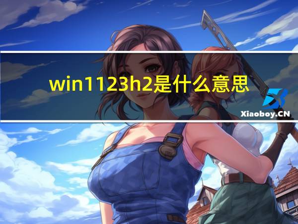 win1123h2是什么意思的相关图片