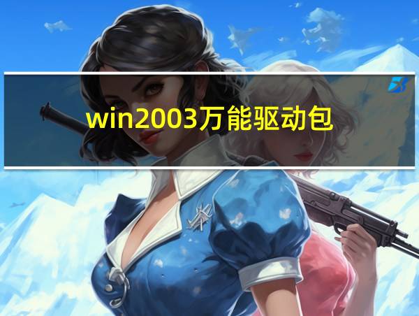 win2003万能驱动包的相关图片