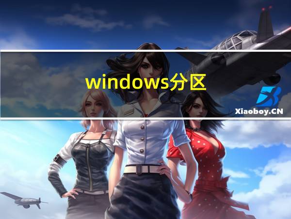 windows分区的相关图片