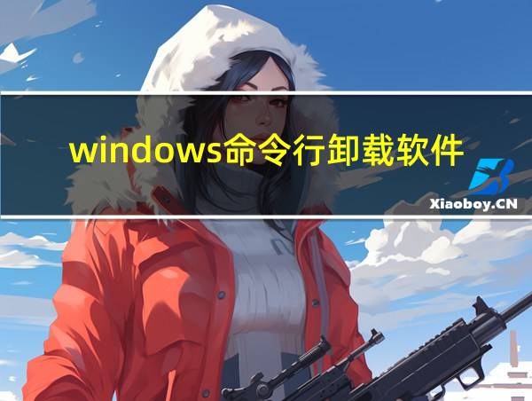 windows命令行卸载软件的相关图片