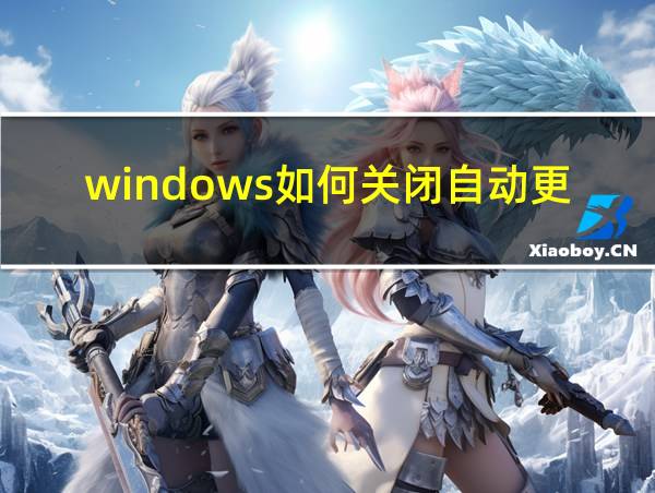 windows如何关闭自动更新?的相关图片