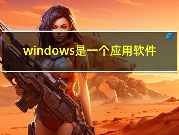 windows是一个应用软件的相关图片