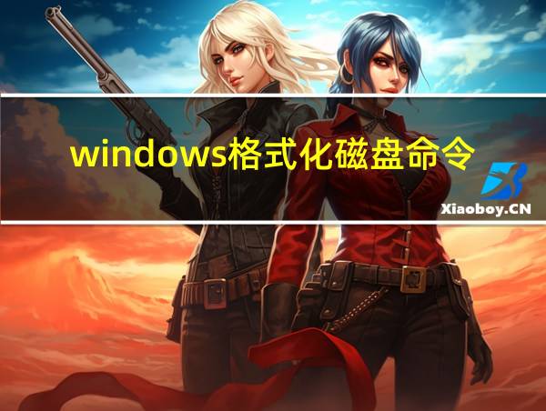 windows格式化磁盘命令的相关图片