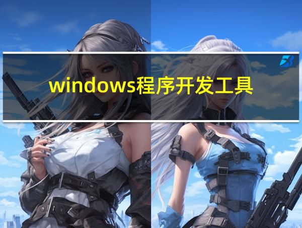 windows程序开发工具的相关图片