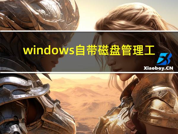 windows自带磁盘管理工具的相关图片