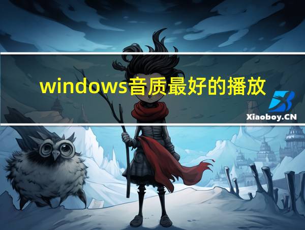 windows音质最好的播放器的相关图片